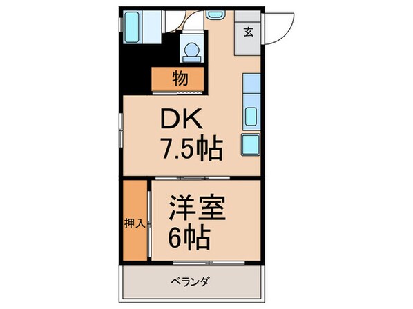 千種ハイツの物件間取画像